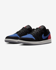 JORDAN AJ 1 LOW - BLACK/ SUMMIT WHITE/ TRUE BLUE