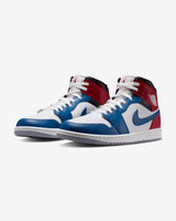 JORDAN AJ 1 MID - TRUE BLUE/ SUMMIT WHITE
