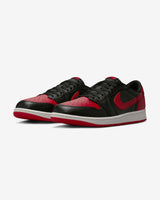 JORDAN AJ 1 RETRO LOW OG - BLACK/ VARSITY RED/ SUMMIT WHITE
