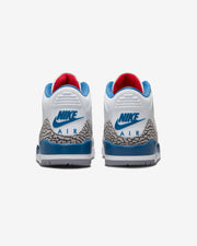 JORDAN AJ 3 RETRO - WHITE/ FIRE RED/ TRUE BLUE
