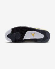 JORDAN  AJ 4 RETRO 'RARE AIR' - WHITE/ TOUR YELLOW