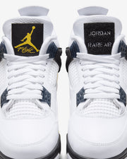 JORDAN  AJ 4 RETRO 'RARE AIR' - WHITE/ TOUR YELLOW