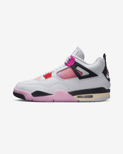 JORDAN AJ 4 RETRO - OFF WHITE/ FIRE PINK/ ANTHRACITE