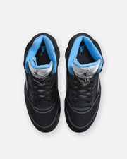 JORDAN AJ 5 RETRO - BLACK/ UNIVERSITY BLUE/ WHITE