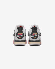 JORDAN GS AJ 4 RETRO - OFF WHITE/ FIRE PINK/ ANTHRACITE