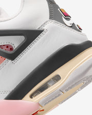 JORDAN GS AJ 4 RETRO - OFF WHITE/ FIRE PINK/ ANTHRACITE