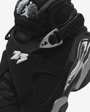 JORDAN GS AJ 8 RETRO - BLACK/ WHITE/ LT GRAPHITE