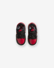 JORDAN TD AJ 1 RETRO LOW OG - BLACK/ VARSITY RED/ SUMMIT WHITE