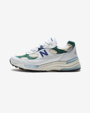 NEW BALANCE 992 'MADE IN USA' - WHITE/ MARSHGREEN