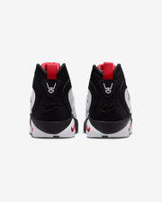 NIKE AIR DIAMOND TURF II - BLACK/ WHITE/ FIRE RED
