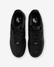 NIKE AIR FORCE 1 '07 - BLACK/ METALLIC SILVER