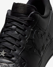 NIKE AIR FORCE 1 '07 - BLACK/ METALLIC SILVER