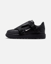 NIKE AIR FORCE 1 LUXE - BLACK/METALLIC SILVER / ANTHRACITE