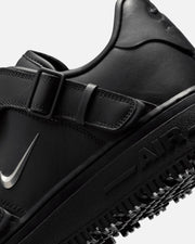 NIKE AIR FORCE 1 LUXE - BLACK/METALLIC SILVER / ANTHRACITE