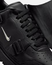 NIKE AIR FORCE 1 LUXE - BLACK/METALLIC SILVER / ANTHRACITE
