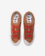 NIKE X SACAI BLAZER LOW - LTBRITISHTAN/ UNIVERSITYRED/ WHITE