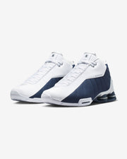 NIKE SHOX BB4 - WHITE/ MIDNIGHT NAVY