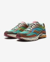 SAUCONY X SNEAKER POLITICS PROGRID OMNI 9 - BLUE/ BROWN