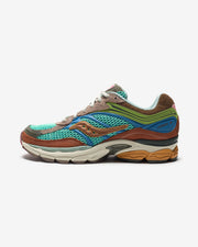 SAUCONY X SNEAKER POLITICS PROGRID OMNI 9 - BLUE/ BROWN