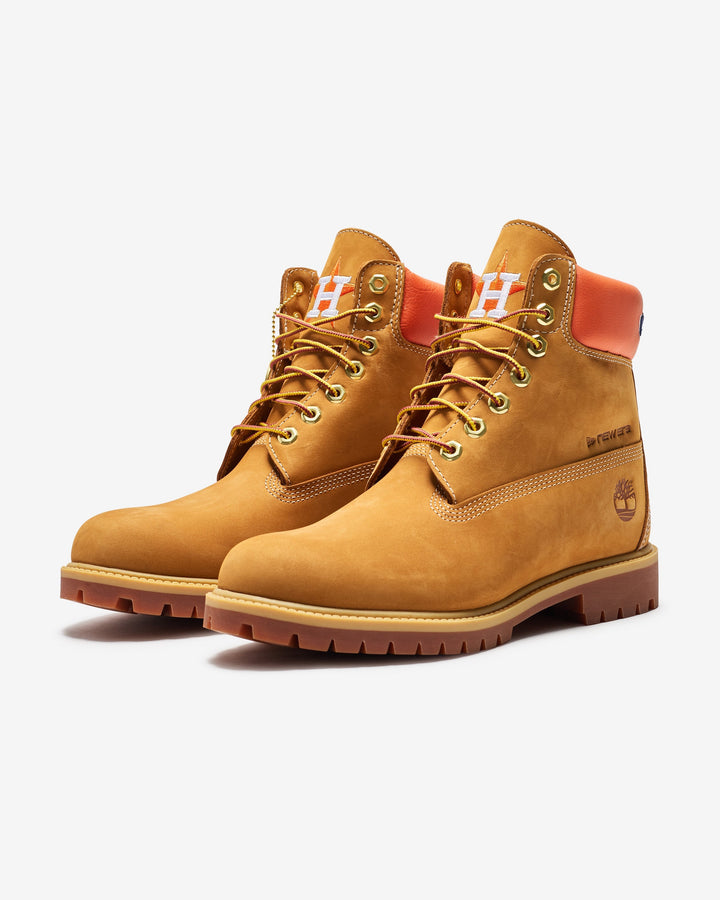 TIMBERLAND X MLB 6" PREMIUM BOOT 'ASTROS' - WHEAT
