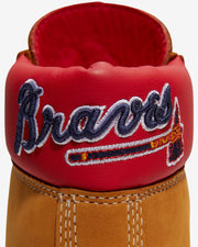 TIMBERLAND X MLB 6" PREMIUM BOOT 'BRAVES' - WHEAT