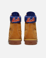 TIMBERLAND X MLB 6" PREMIUM BOOT 'NY METS' - WHEAT