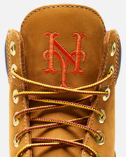 TIMBERLAND X MLB 6" PREMIUM BOOT 'NY METS' - WHEAT