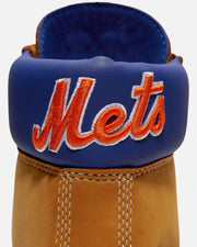 TIMBERLAND X MLB 6" PREMIUM BOOT 'NY METS' - WHEAT