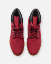 TIMBERLAND PREMIUM 6-INCH BOOT - DARK RED NUBUCK