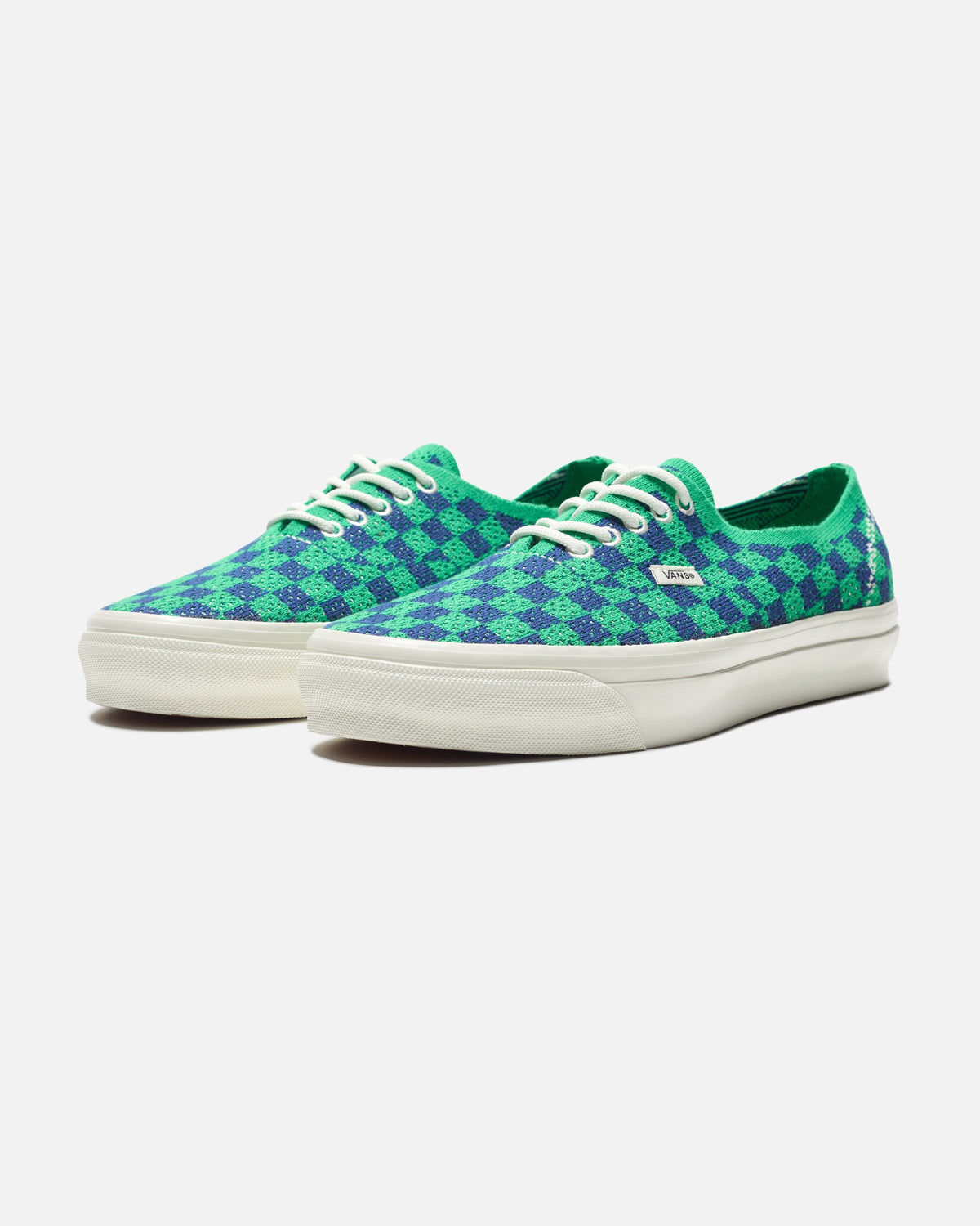 VANS PREMIUM AUTHENTIC 44 'PUNK KNIT' - GREEN/ NAVY