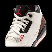 Air Jordan 3 Retro (GS)(Sail/Black-University Red-Pale Ivory)