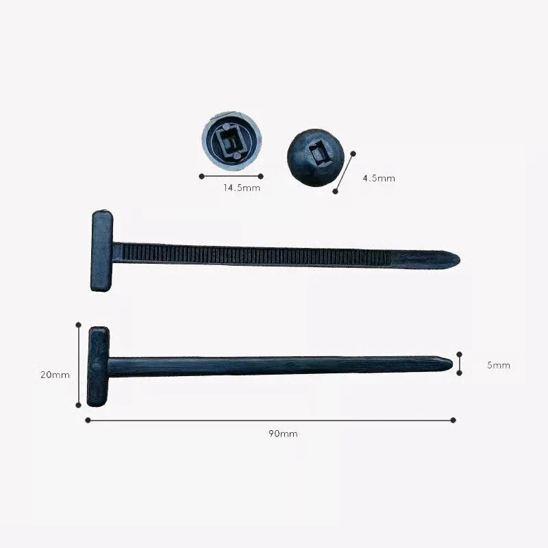 🚗 Instant Car Fix 🔧 Nylon Universal Cable Tie Buckle - For Quick, Secure Vehicle Part Fastening!