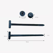 🚗 Instant Car Fix 🔧 Nylon Universal Cable Tie Buckle - For Quick, Secure Vehicle Part Fastening!
