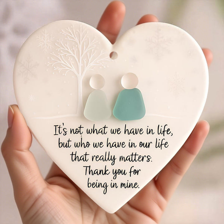 Storage & Organization 💝Heart-Shaped Sea Glass Friendship Decor✨ Shaped by Nature & Crafted by Hand