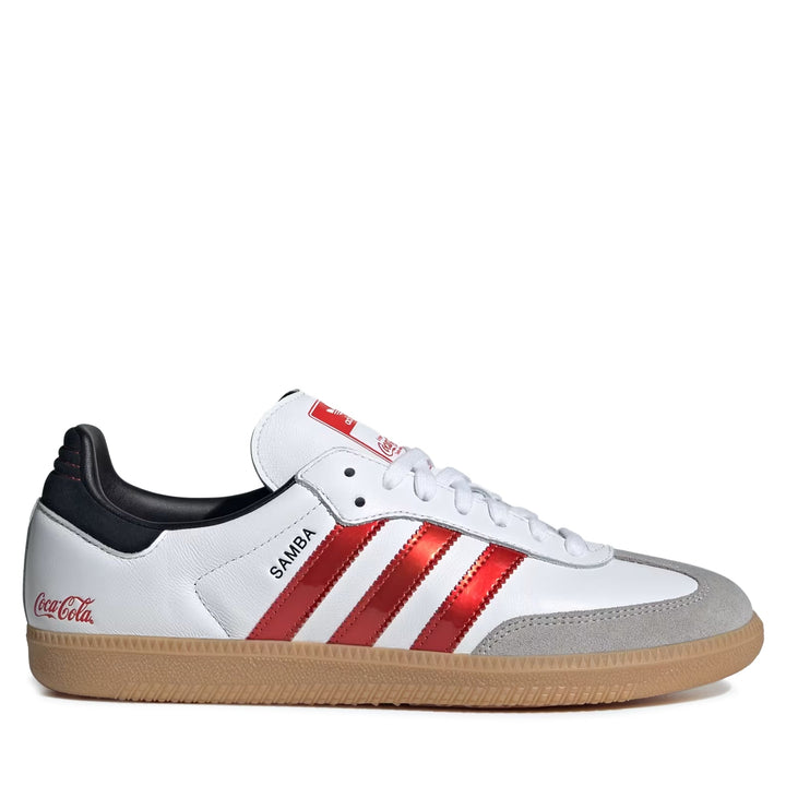 Men's Adidas x Coca-Cola Samba OG - Cloud White / Red
