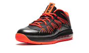 LeBron X Low "Black Total Crimson" 579765 001