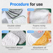 🏆On Sale⚡Double-Sided Non-Scratch Scrubber - Steel Wire Cleaning Cloth for Pots, Pans & Cookware
