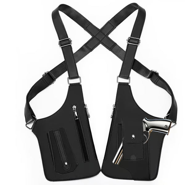 Premium Leather Adjustable Underarm Shoulder Bag for Men & Women