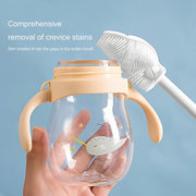 Soft bristle silicone cup brush
