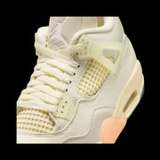WMNS Air Jordan 4 Retro "Birds of Paradise" (Coconut Milk/Muslin-Bright Mango)