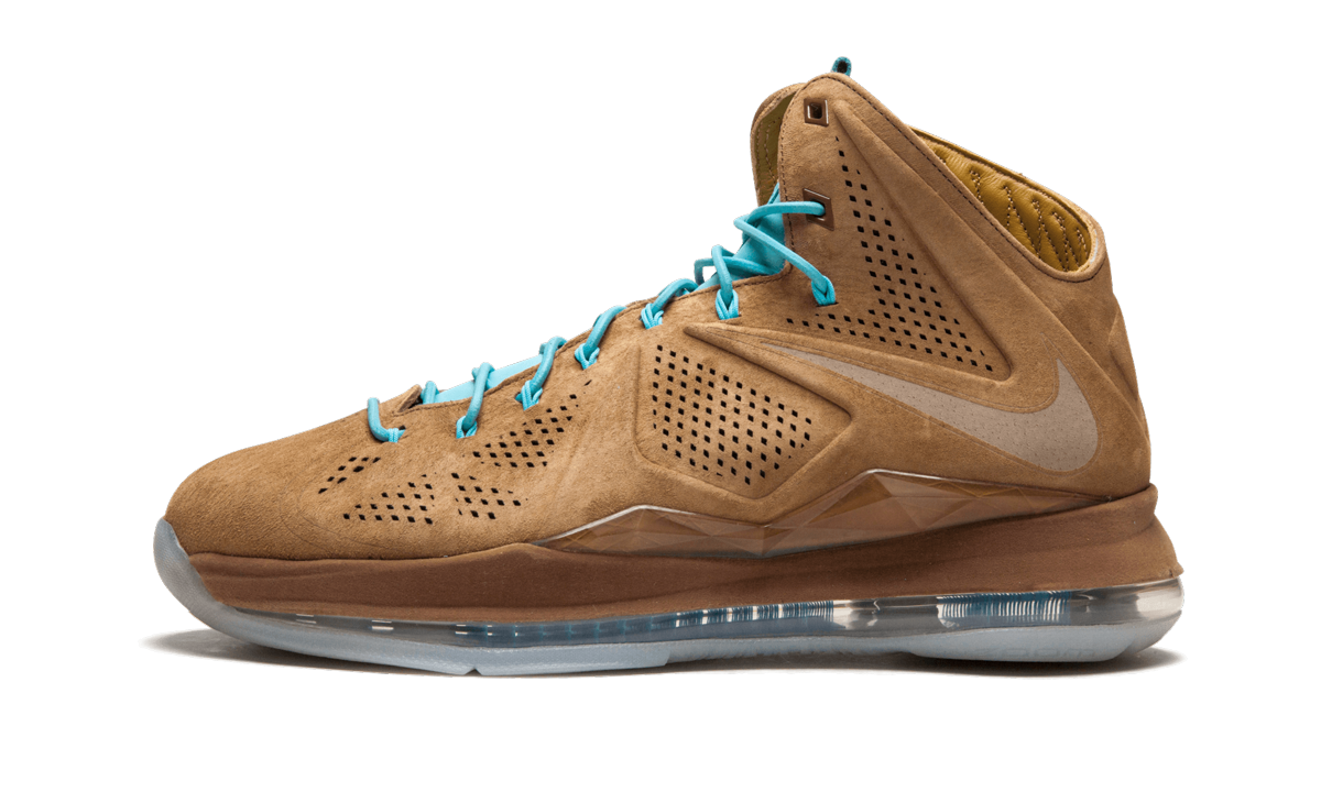 Lebron 10 EXT QS "Brown Suede" 607078 200