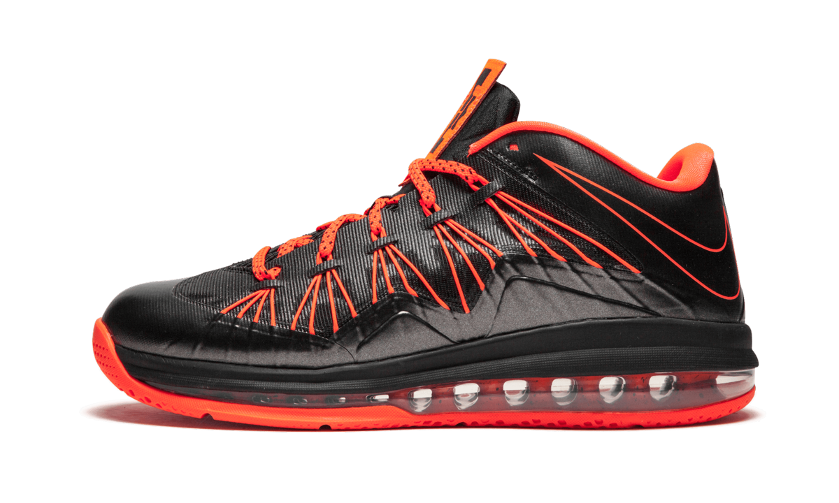 LeBron X Low "Black Total Crimson" 579765 001
